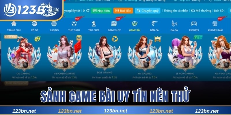 Các sảnh uy tín khiến hội viên mê mẩn