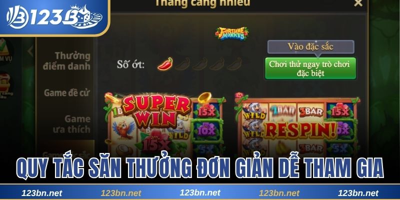 Quy tắc săn thưởng đơn giản dễ tham gia